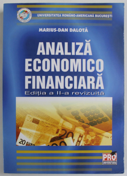 ANALIZA ECONOMICO FINANCIARA de MARIUS - DAN DALOTA , 2006
