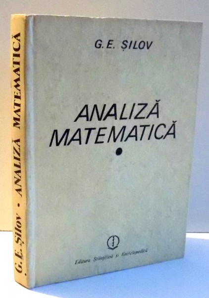 ANALIZA MATEMATICA de G. E. SILOV , 1989