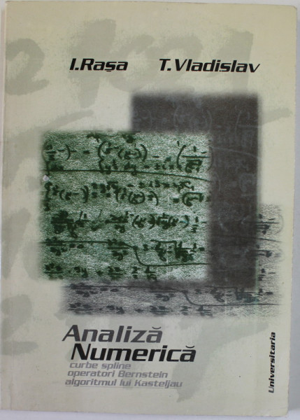 ANALIZA NUMERICA de I. RASA si T. VLADISLAV , 1998