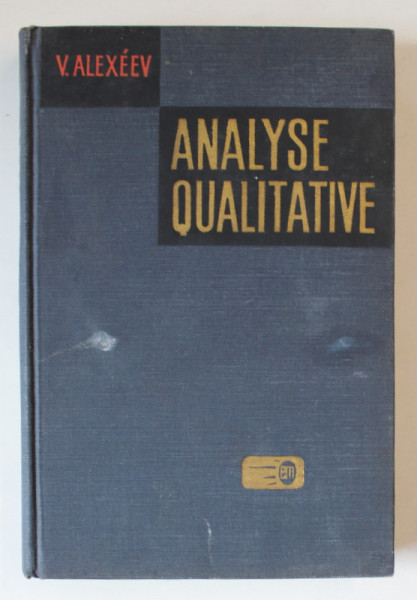 ANALYSE QUALITATIVE de V. ALEXEEV , 1970