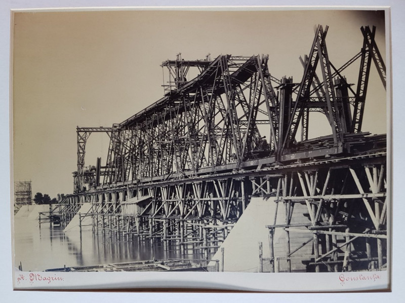 Anatole Magrin(1858 - 1928) - Constructia podului de la Cernavoda
