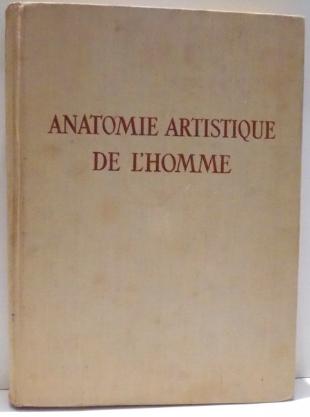 ANATOMIE ARTISTIQUE DE L ' HOMME de JENO BARCSAY , 1955