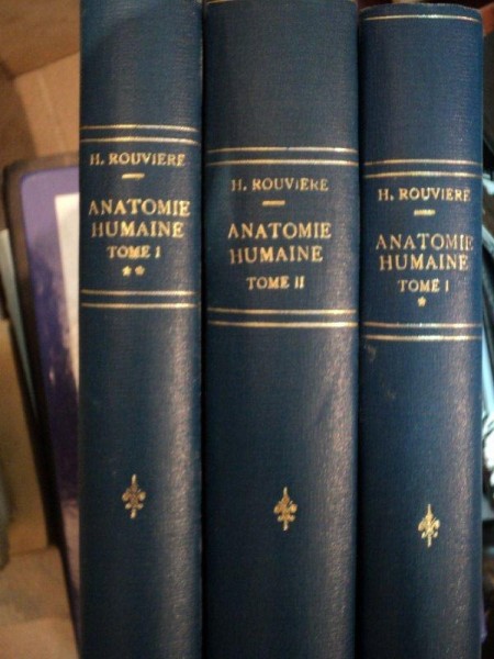 ANATOMIE HUMANIE,VOL. I-III-H.ROUVIERE,1924