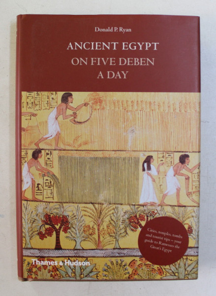ANCIENT EGYPT ON FIVE DEBEN A DAY by DONALD P. RYAN , with 88 illustrations , 12 in colour , 2010