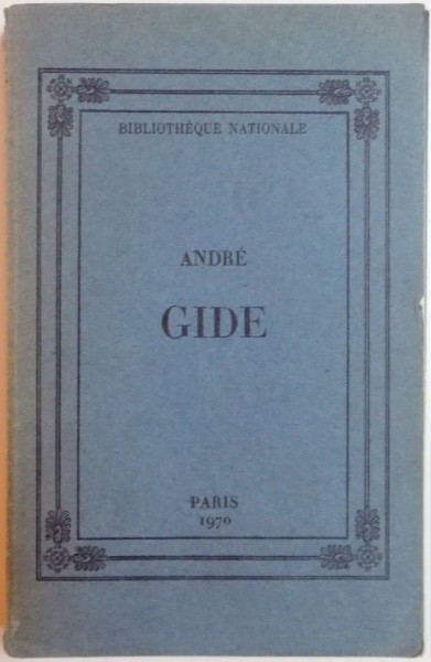 ANDRE GIDE , 1970