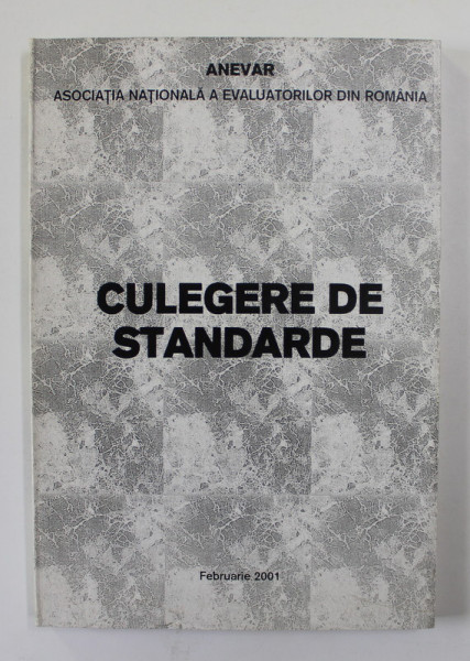 ANEVAR - CULEGERE DE STANDARDE , 2001