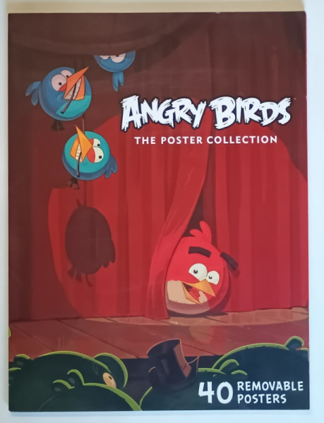 ANGRY BIRDS , THE POSTER COLLECTION , 40 REMOVABLE POSTERS , 2013