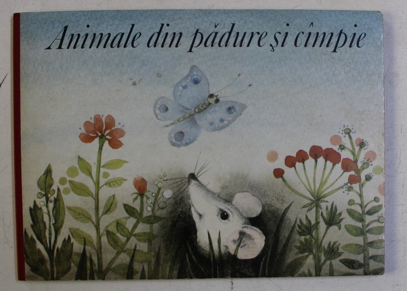 ANIMALE DIN PADURE SI CIMPIE , ilustratii de ERIKA BAARMANN , 1986