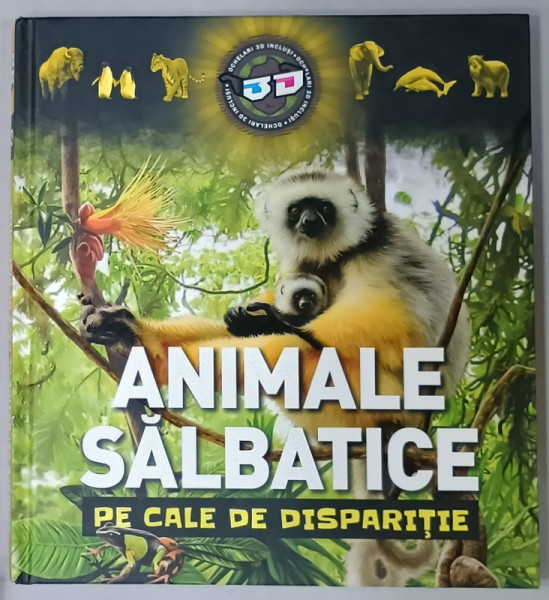 ANIMALE SALBATICE PE CALE DE DISPARITIE , ILUSTRATII 3 D , LIPSA OCHELARI 3 D , 2022