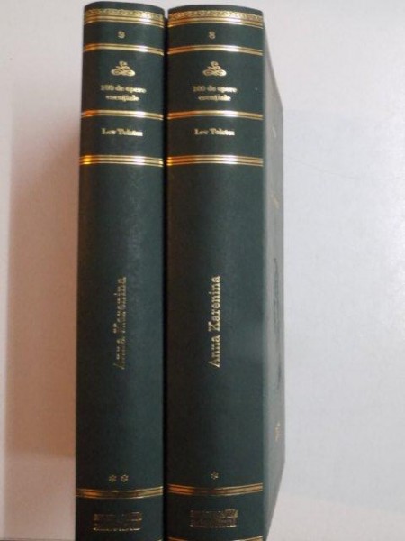 ANNA KARENINA , VOL. I - II de LEV TOLSTOI , 2008 *BIBLIOTECA ADEVARUL