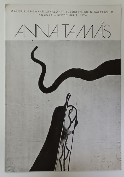 ANNA TAMAS , CATALOG DE EXPOZITIE , TAPISERIE , 1974