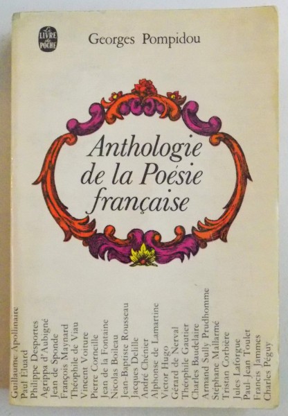 ANTHOLOGIE DE LA POESIE FRANCAISE par GEORGES POMPIDOU , 1961