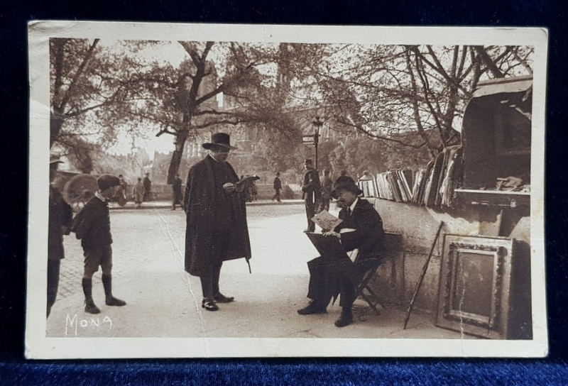 ANTICAR LA PARIS , CARTE POSTALA ILUSTRATA , INCEPUTUL SECOLULUI XX
