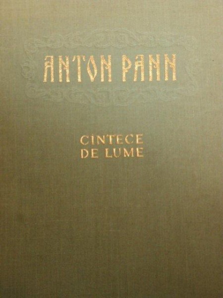 ANTON PANN - cantece de lume
