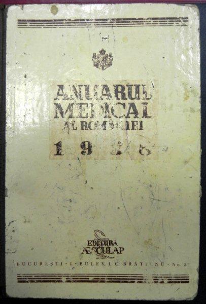 ANUARUL MEDICAL AL ROMANIEI 1938