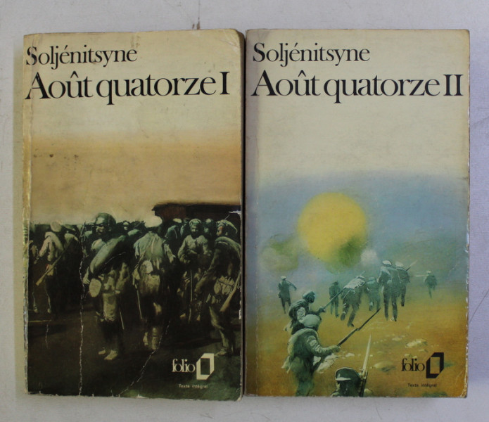 AOUT QUATORZE TOME I - II par ALEXANDRE SOLJENITSYNE , 1972