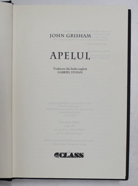 APELUL de JOHN GRISHAM , 2008