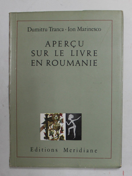 APERCU SUR LE LIVRE EN ROUMANIE par DUMITRU TRANCA et ION MARINESCO , 1968