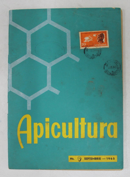 APICULTURA  - REVISTA LUNARA DE STIINTA SI PRACTICA APICOLA , ANUL XVIII  , SEPTEMBRIE , 1965