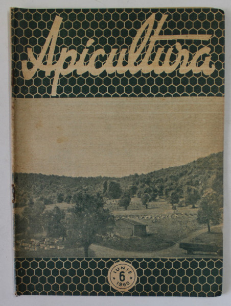 APICULTURA , REVISTA LUNARA DE STIINTA SI PRACTICA APICOLA .., ANUL XXXIII , NR. 6 ,  IUNIE , 1960
