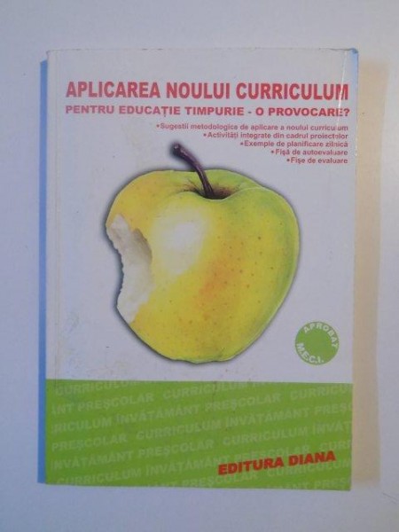 APLICAREA NOULUI CURRICULUM PENTRU EDUCATIE TIMPURIE , O PROVOCARE de LAURENTIU CULEA