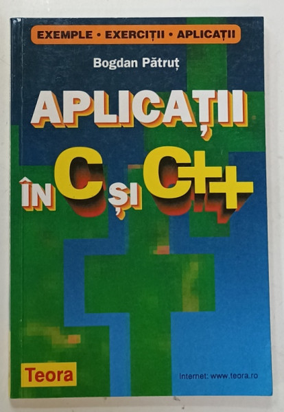 APLICATII IN C si C++ de BOGDAN PATRUT , 2001