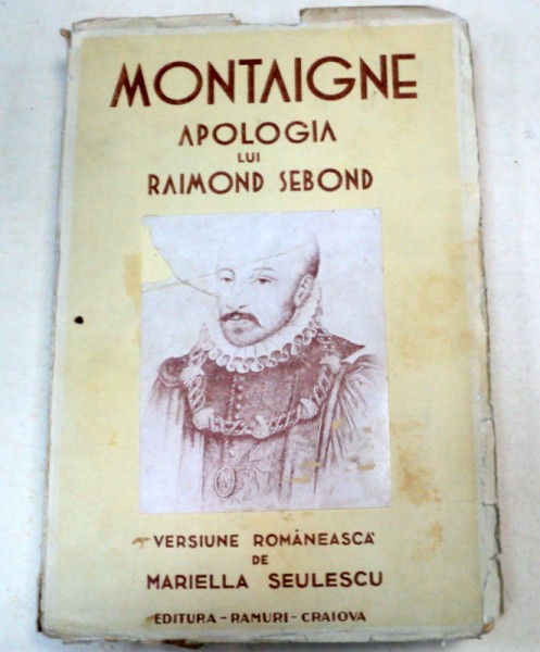 APOLOGIA LUI RAMOND SEBOND-MONTAIGNE 