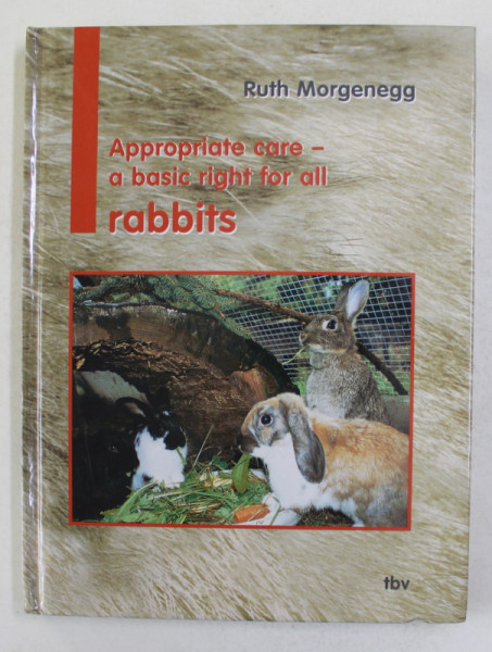APPROPIATE CARE - A BASIC RIGHT FOR ALL RABBITS by RUTH MORGENEGG , 2009