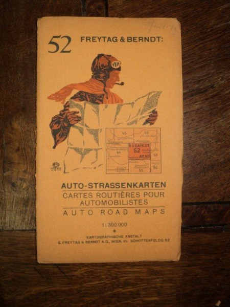 Arad Budapesta harta auto, Auto Road Maps nr. 52