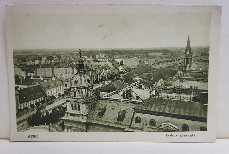 ARAD , VEDERE GENERALA , CARTE POSTALA ILUSTRATA , 1926