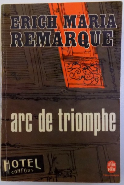 ARC DE TRIOMPHE de ERICH MARIA REMARQUE, 1968