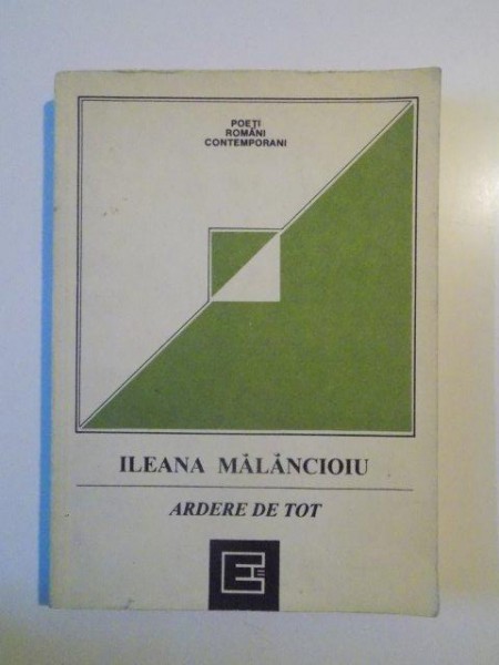 ARDERE DE TOT de ILEANA MALANCIOIU , 1992