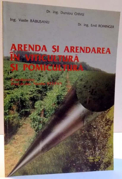 ARENDA SI ARENDAREA IN VITICULTURA SI POMICULTURA , 1997