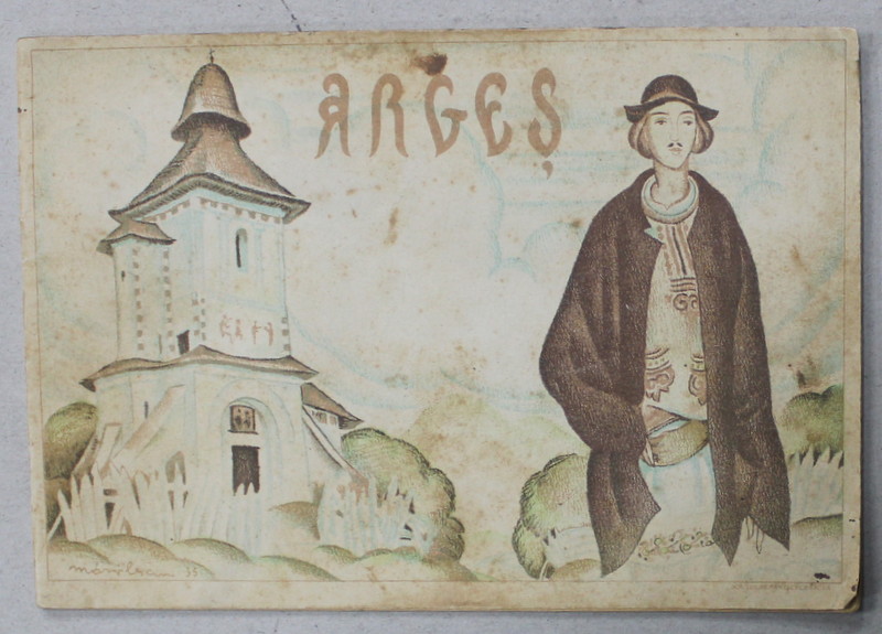 ARGES de AL. BADAUTA , PLIANT DE PREZENTARE , 1935