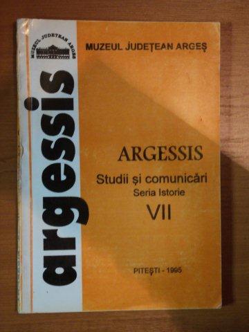 ARGESSIS , STUDII SI COMUNICARI VII , ISTORIE , MUZEOGRAFIE , CULTURA , 1995