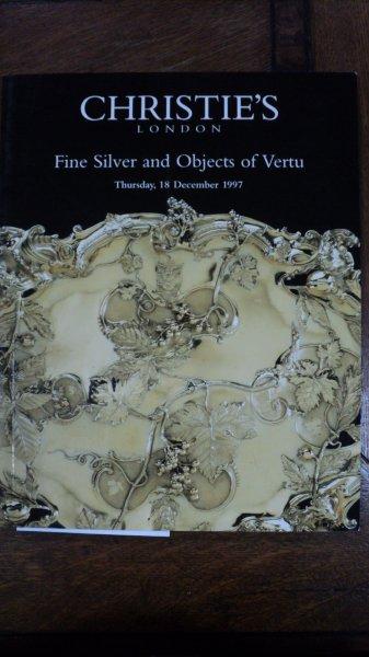 Argintarie Fina si obiecte de colectie, Catalog Licitatie Christies, Londra 1997