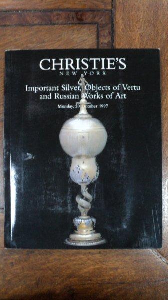 Argintarie, Obiecte de colectie si opere de arta rusesti, Catalog Licitatie Christies, New York 1998