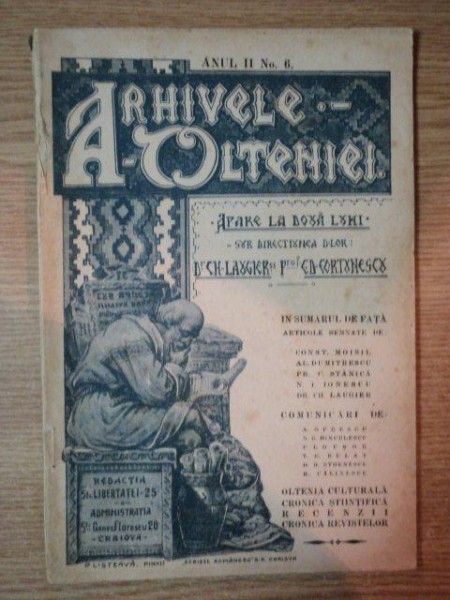 ARHIVELE OLTENIEI, ANUL II, NR. 6 MARTIE -APRILIE 1923