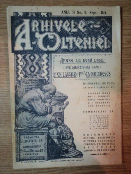 ARHIVELE OLTENIEI, ANUL II, NR. 9 SEPT.-OCT. 1923