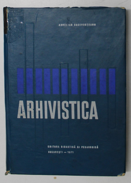 ARHIVISTICA de AURELIAN SACERDOTEANU , 1971