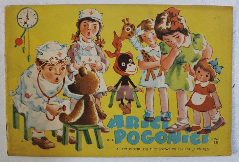 ARICI POGONICI - ALBUM  PENTRU CEI MICI EDITAT DE REVISTA " LUMINITA " , NR . 6 , 1959