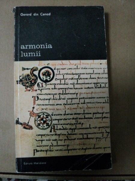 ARMONIA LUMII- GERARD DIN CENAD -BUC. ,1984