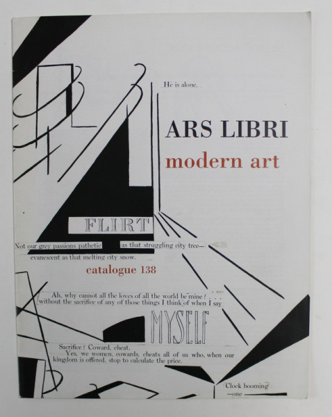 ARS LIBRI MODERN ART - CATALOGUE 138 - RARE BOOKS OF THE 20 th CENTURY