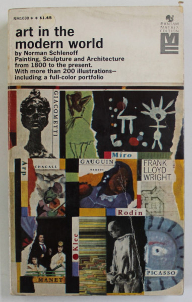 ART IN THE MODERN WORLD by  NORMAN SCHLENOFF , 1965