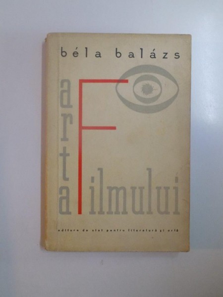 ARTA FILMULUI de BELA BALAZS, 1957