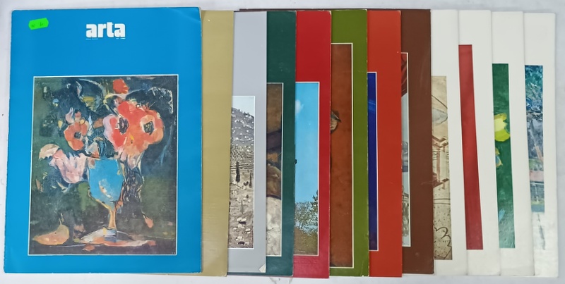 ARTA , REVISTA A UNIUNII ARTISTILOR PLASTICI DIN R.S.R. , 12 NUMERE CONSECUTIVE  , AN COMPLET , 1987