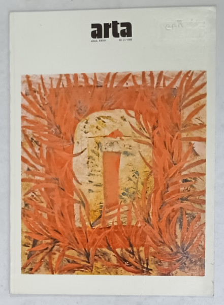ARTA , REVISTA A UNIUNII ARTISTILOR PLASTICI DIN R.S.R. , NR. 2 , 1988