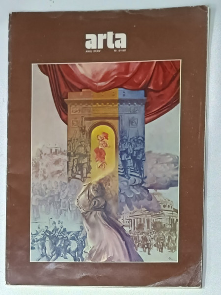 ARTA , REVISTA A UNIUNII ARTISTILOR PLASTICI DIN R.S.R. , NR. 8 , 1987