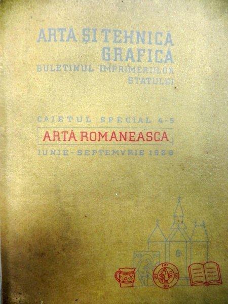 ARTA TEHNICA SI GRAFICA - CAIETUL 4-6   IUNIE-SEPT 1936