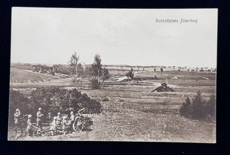 ARTILERISTI GERMANI LA APLICATIE IN JUTERBOG, CARTE POSTALA ILUSTRATA , MONOCROMA, CIRCULATA ,  PERIOADA INTERBELICA